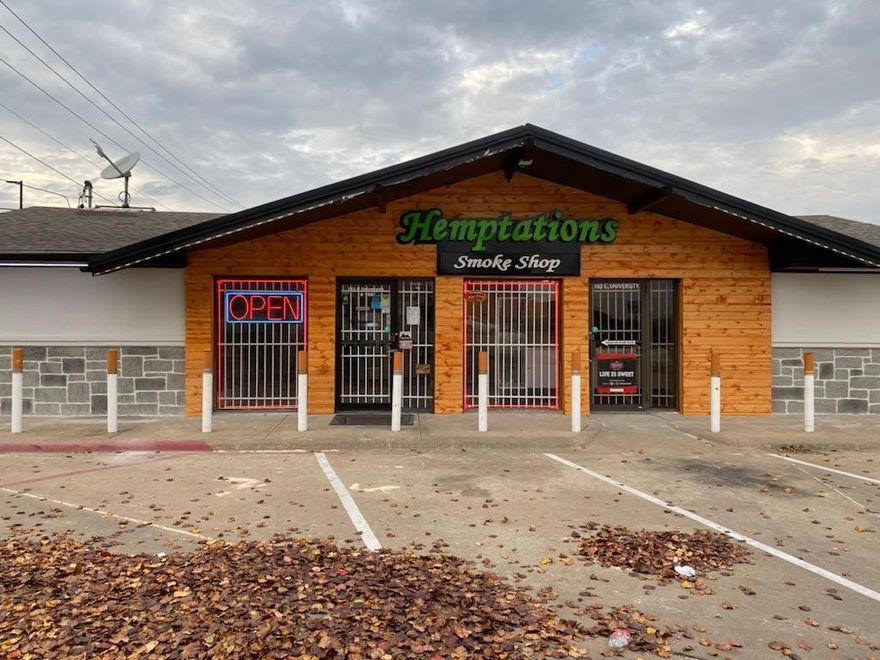 This listing includes the real estate, going concern business value, furniture, fixtures and inventory.  The owner operates a smoke shop from this facility. PLEASE do not disturb the employees!! Also available for lease with the purchase of the business. Real estate is also available to purchase.