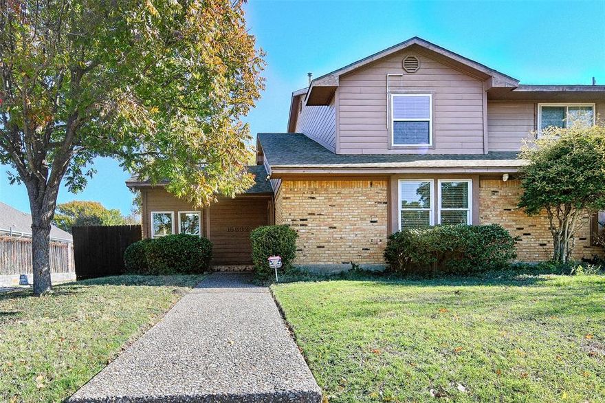 Charming and remodeled 2 story half duplex located in the heart of North Dallas. This residence is a rare find and offers the unique opportunity to own one side of a duplex with 3 bedrooms and 4 bathrooms. Walk into an inviting and welcoming home with an open concept dining and living room with vaulted ceilings and a wet bar. Primary bedroom with ensuite bathroom is on the first floor with two additional bedrooms each with a full ensuite bathroom on the second floor offering the ultimate privacy with option for a second primary. Too many updates to list including paint, carpet, windows and a new roof replaced in 2021. 2 car garage with additional parking in the alley. Located just minutes away from top rated schools, and near shopping, dining and transportation. Come see it before it's gone!