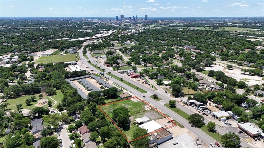Located just minutes from downtown Fort Worth, this 1.38-acre retail site offers exceptional potential in one of the city’s most active growth corridors. With approximately 200 feet of frontage along Lancaster Avenue, the property enjoys high visibility and steady traffic—ideal for retail and restaurant. Two existing structures—one 3,000 square feet and another 1,146 square feet—provide immediate usability or leasing income while plans are made for further development. The generous lot size allows for significant expansion, and alcohol sales are permitted on-site, opening the door for bars, cafes, or full-service restaurants. This is a rare opportunity to secure a well-positioned property in a fast-developing area with both income and long-term upside.