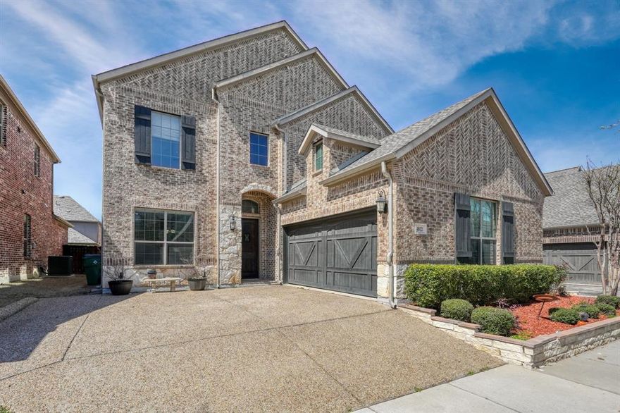 Gorgeous home in highly sought after Craig Ranch community in Mckinney with FRISCO ISD schools at walking distance. Easy access to Hwy 121. shopping and eating areas close by. Highly Reputed Childrens Light House Pre school 2 minutes from home. Amenities include a community pool, walking trails, parks and dog park. Gourmet kitchen kitchen over looks the living room has all stainless steel appliances. Owners recently installed a new state of the art and quite Dishwasher. Backyard is a entertainers paradise with a covered patio and stamped concrete floor. Minutes away from the new Collin County Campus.