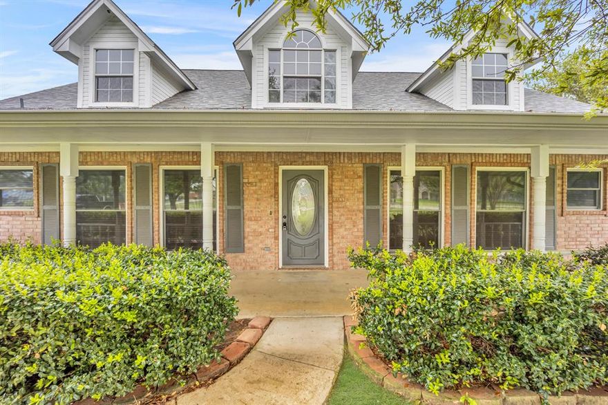 Bring all offers! Seller is offering a $5,000 paint allowance, giving buyers the opportunity to personalize this home and truly make it their own. Situated on a full acre, this 4-bedroom, 3-bath home offers the perfect blend of comfort, functionality, and outdoor enjoyment. The backyard is a private oasis featuring a sparkling in-ground pool with waterfall, ideal for relaxing on warm Texas days or entertaining friends and family. Inside, the open-concept kitchen and living areas create an inviting space for everyday living and gatherings. The split floor plan provides added privacy, with a spacious primary suite offering direct backyard access, dual closets, and a garden tub for relaxation. Two secondary bedrooms share a Jack-and-Jill bathroom, making it a great setup for family or guests. The fully fenced backyard is perfect for pets and play, while a large storage container adds valuable extra space. With a 3-car garage plus an additional carport, there’s plenty of room for vehicles, equipment, and toys. Combining generous space, thoughtful design, and outstanding outdoor amenities, this move-in-ready home is ready for its next owners. Schedule your showing today and experience the possibilities this property has to offer.