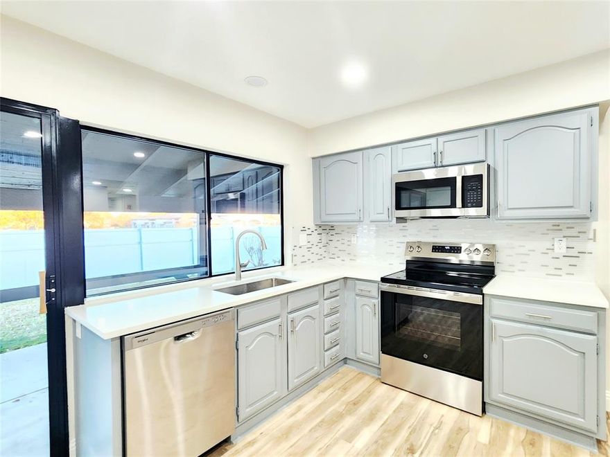 ***Seller is offering $5,000 in concessions that can be used to buy down the interest rate or assist in closing costs.

Welcome to this beautifully remodeled 4-bedroom home, perfectly situated on a desirable corner lot in the heart of North Fort Worth within the highly acclaimed Keller ISD. Ideally located approximately 25 minutes from Downtown Fort Worth, the Stockyards, this home offers both convenience and lifestyle.

Upon entry, you are welcomed by a bright and inviting open-concept layout filled with natural light. The fully updated kitchen (2025) features elegant quartz countertops, a modern backsplash, neutral-toned cabinetry, and brand-new stainless steel appliances, making it ideal for everyday living and entertaining.

Throughout the home, you will find neutral interior paint, luxury vinyl flooring, and a cozy fireplace that adds warmth and sophistication to the living area. The spacious primary suite includes a walk-in closet and a beautifully updated private bathroom with new ceramic tile. Secondary bedrooms are generously sized and include ceiling fans for year-round comfort.

Both bathrooms have been enhanced with new countertops and sleek, modern tilework. Additional upgrades include an epoxy-coated garage floor, adding both durability and style.

Step outside to enjoy a Texas-sized backyard, perfect for hosting barbecues, gatherings, or creating your own outdoor oasis. Conveniently located near Alliance Town Center, major shopping, dining, entertainment, and quick access to Hwy 287 and I-35W.

This MOVE IN ready home combines modern updates, a prime location, and exceptional outdoor space. Don’t miss this opportunity!