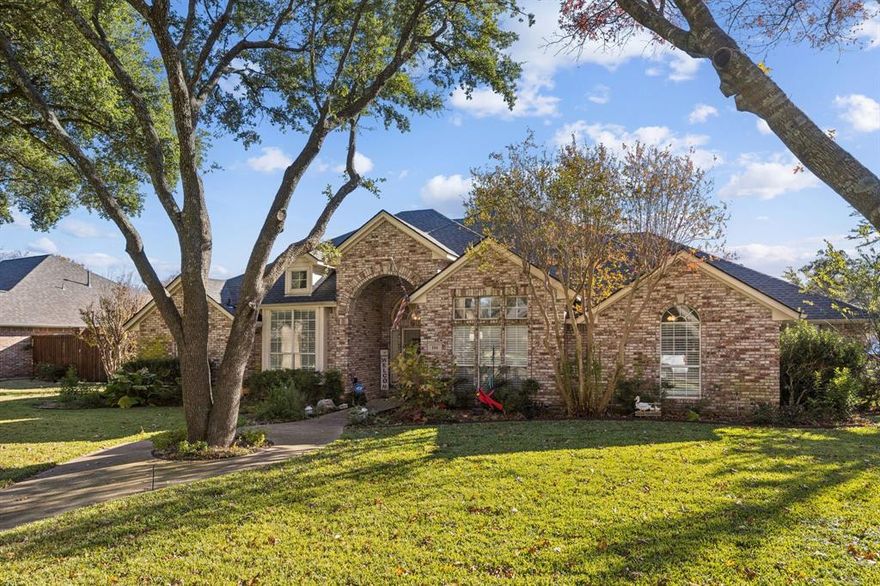 Welcome to this well-maintained custom home in the established community of Ashburne Glen Estates. This 3-bedroom, 2-bathroom home also includes a separate study, offering flexible space for work or additional living needs. The floor plan features a spacious living room with a fireplace, a formal dining room, and a kitchen with a breakfast nook. Hardwood floors extend throughout the main living areas, complemented by hand-stained tile in the kitchen and primary bathroom. The backyard includes a covered patio and a heated pool-spa combination with updated equipment, creating a relaxing outdoor retreat. The home has been thoughtfully cared for and offers a warm, inviting atmosphere. Located in a quiet neighborhood approximately 30 minutes south of Downtown Dallas and 15 minutes from Waxahachie and Midlothian, this property provides both comfort and convenience.