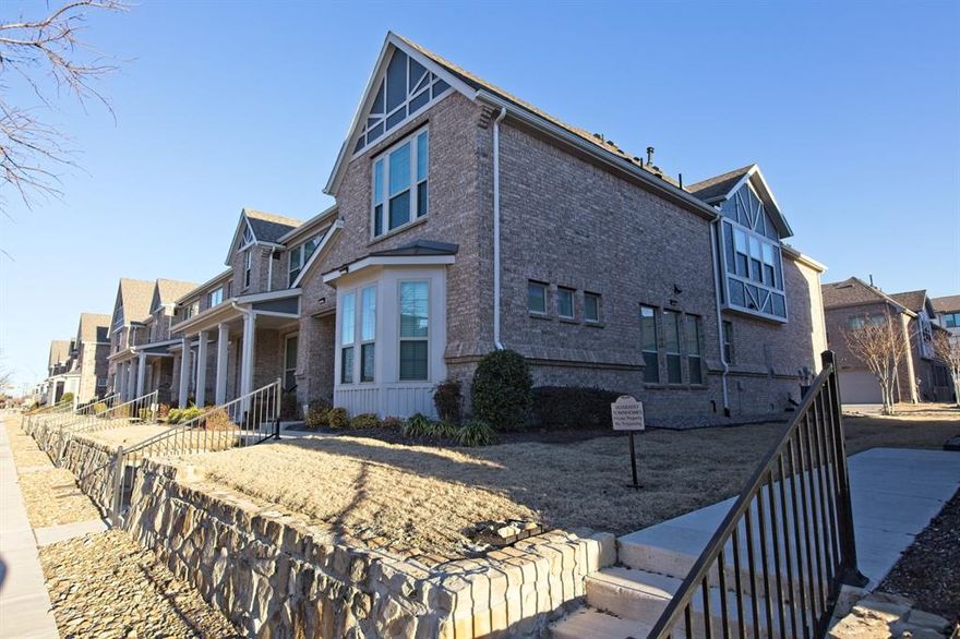 **Lock and leave investor friendly with current lease going to March 2027 $2500** Nestled in a serene neighborhood, this stunning CORNER 3-bedroom, 2.5-bathroom residence offers an exquisite blend of comfort and style in the heart of 121 and 75 intersection and exemplary rated Allen ISD, fabulous location that appeals for commuting, functionality, and entertainment alike. With its versatile layout and quality finishes, this home is an exceptional find for discerning investors.  Step inside to discover a spacious open-concept design that seamlessly connects living spaces, perfect for both entertaining and everyday living. The living room is bathed in natural light, featuring LVP flooring, adjacent to a beautifully appointed neutral kitchen boasting granite countertops, stainless steel appliances, abundant cabinetry, and an island that promises ample space for culinary adventures. The dining area, conveniently located off the kitchen, ensures effortless entertaining. Upstairs is a game room that retreats to the expansive primary suite that offers a peaceful sanctuary with an en-suite bathroom, plus a huge 20x7 primary closet. Two additional generous-sized bedrooms share a well-appointed full bath. The exterior of this property is equally captivating, with a landscaped front yard maintained by the HOA that exudes curb appeal. A two-car garage provides ample parking and additional storage space. This McKinney gem offers proximity to local parks, shopping, and dining, all while being enveloped in the community's historical charm. Experience the perfect balance of comfort, convenience, and style along with easy maintenance.