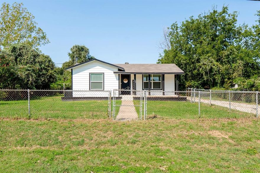 Back on market through no fault of the seller or home. Buyer decided to move forward with another property. 
Charming 3-bedroom, 2-bath home in the heart of Azle! This move-in ready property offers an open layout with abundant natural light, updated windows, and a functional kitchen with ample freshly painted cabinetry, and a convenient pantry. Both bathrooms feature modern updates, and the home sits on a generous fenced lot with a covered patio and gravel drive for plenty of parking. Located just minutes from Eagle Mountain Lake, schools, shopping, and dining—plus no HOA! Optional community lake access membership available. Owners will be including washer and dryer in sell of home.