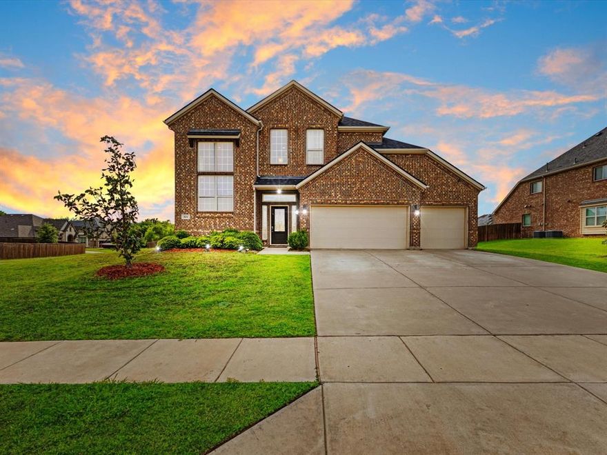 Welcome to this spacious and well-appointed home in Oak Point, offering 3,079 square feet of thoughtfully designed living space on a generous corner lot just minutes from Lake Lewisville.

Built in 2018, this 4-bedroom, 3-bath home features a functional layout ideal for both everyday living and entertaining. Engineered hardwood floors flow through the main living areas, creating a warm and cohesive feel. The kitchen is both stylish and practical, complete with granite countertops, an electric cooktop, pantry, and decorative lighting.

The primary suite offers a private retreat with an ensuite bath and walk-in closet, while additional bedrooms provide comfortable accommodations for family or guests. Upstairs, a versatile game room or flex space adds even more functionality—perfect for a media room, home office, or second living area.

Step outside to a spacious, fenced backyard with plenty of room to spread out, entertain, or create your own outdoor oasis. Situated on a .37-acre corner lot, the property offers both space and privacy—an increasingly rare find.

Located in the desirable Woodridge Estates community, residents enjoy access to neighborhood amenities including a swimming pool, clubhouse, playground, and walking trails, enhancing both convenience and lifestyle.

With a 3-car garage and a location that blends quiet suburban living with easy access to nearby shopping, dining, and recreation, this home delivers comfort, space, and everyday ease