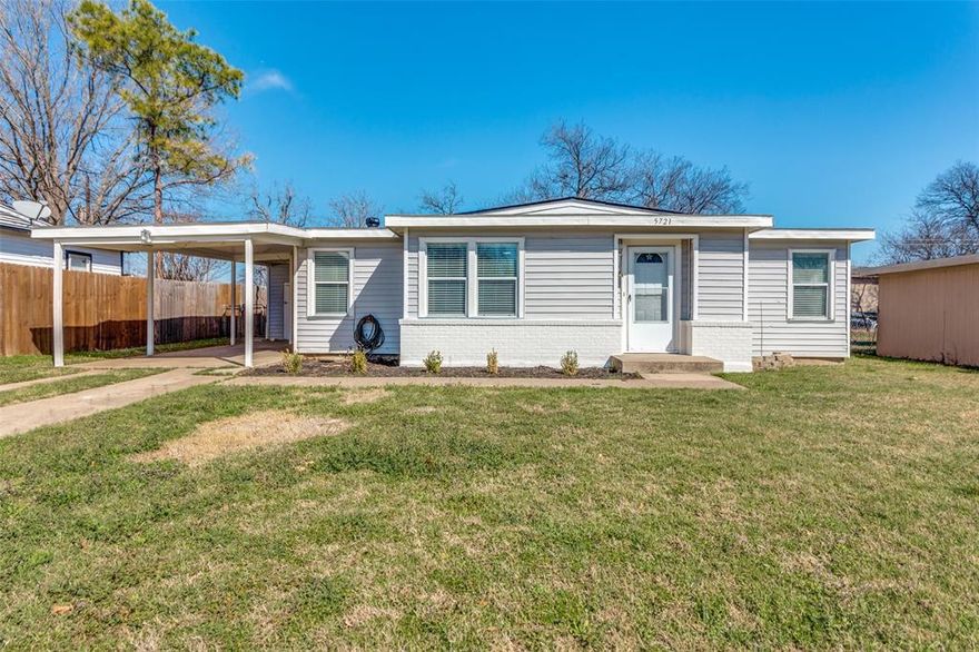 Welcome to 5721 Lenore St in Fort Worth a rare opportunity where charm, versatility, and value come together in a way buyers dream about. This beautifully updated property offers not just a home, but a lifestyle upgrade.

Step inside the main residence and you’re immediately greeted by a warm, inviting atmosphere with a cozy cottage feel, enhanced by stylish flooring, natural light, and thoughtful updates throughout. The layout flows effortlessly, creating the perfect space for both everyday living and entertaining. The eat-in kitchen is designed for connection whether it’s morning coffee or hosting friends, this is where memories are made.

But what truly sets this property apart is the fully remodeled guest house complete with its own bedroom and bathroom. Whether you’re looking for multi-generational living, rental income potential, a private office, or a guest retreat, this added space gives you flexibility that’s nearly impossible to find at this price point.

Situated on a spacious lot with a private backyard, covered parking, and inviting outdoor areas, this home blends comfort and convenience seamlessly. Move-in ready and thoughtfully refreshed, every detail has been prepared so you can start living immediately no projects, no waiting.

Homes with this kind of versatility, condition, and value don’t last. If you’ve been waiting for something special this is it.