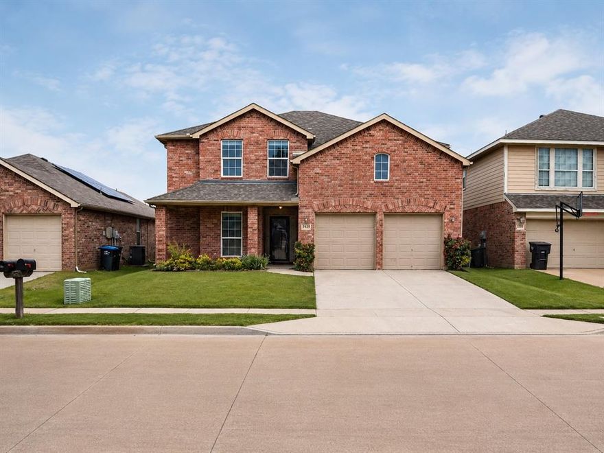 Updated, spacious, and move-in ready, this 4-bedroom home in sought-after Lost Creek Ranch North II delivers the space, style, and updates today’s buyers want. Featuring 2.5 baths, a dedicated office, formal dining room, breakfast area, and upstairs game room, the floor plan offers flexibility for work, entertaining, and everyday living. The main level includes a large living area and an inviting kitchen with island, breakfast bar, walk-in pantry, updated backsplash, refreshed cabinetry, and new appliances. Upstairs, the primary suite features vaulted ceilings, natural light, and dual sinks, while three secondary bedrooms each include walk-in closets. Recent updates include flooring, carpet, paint, drywall, insulation, bathroom vanities, and a newer wood fence. Enjoy a covered back patio, sprinkler system, and attached 2-car garage with epoxy flooring. Conveniently located near Northwest ISD campuses, shopping, dining, and commuter routes. Schedule your showing today!
