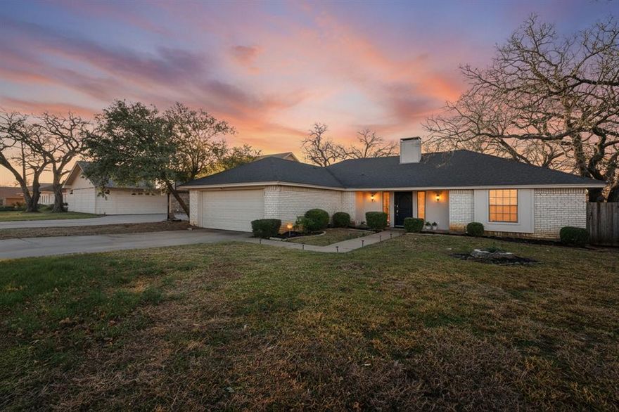 Home is where the heart is, and this home is waiting to capture your heart! It is ideal for first-time homebuyers or anyone who is looking to downsize.  This clean and functional single-story, 3-bedroom, 2-bath home features a split floor plan that allows for maximum privacy in the owner's retreat. The owners' retreat has an ensuite bath with double sinks and double open closets. The secondary bedrooms are ample in size with enough space for all of the kids' bedroom furniture.  They can study or play in their bedrooms as you entertain guests in the family room around the fireplace.  It features a semi-open concept, ideal for homeowners who require defined spaces.  The eat-in kitchen is spacious enough for your kitchen table set, along with bar seating. The kitchen features lots of cabinets for storage and a spacious countertop for preparing meals and cooking. When you're ready to retire for the evening, enjoy the covered patio with a nice glass of tea.  The backyard is large enough for your furry family members to have loads of fun. Come see what this home has to offer and how you can add your updates and touches to make it your own. HVAC IS 1 YEAR OLD, WATER HEATER IS 4 YEARS OLD, and ROOF IS 4 YEARS OLD.  FOUNDATION WORK COMPLETED WITH A LIFETIME TRANSFERABLE WARRANTY.