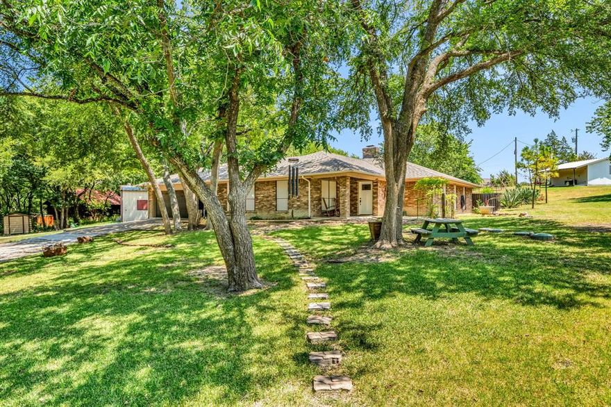 Rare Find in McKinney 1.7 Acres with Shop, Greenhouse & More!

Opportunities like this are few and far between! Nestled on 1.715 acres, this charming ranch-style home offers the perfect mix of country tranquility and city convenience. Surrounded by mature trees and a natural creek, the property provides a peaceful retreat while still being just minutes from shopping, dining, and highly rated Celina ISD schools.

Inside, the inviting floor plan includes 3 bedrooms and 2.5 baths. The family room features vaulted ceilings with exposed beams, stained trim, beadboard accents, and hand-laid tile floors. A cozy breakfast nook with picture windows brings in natural light, while the formal dining can flex as a home office. The kitchen offers solid wood cabinetry, laminate counters with wood bullnose edge, pot and pan drawers, a cabinet pantry, coffee bar, built-in oven, and a drop-in electric stove with stainless vent hood. The oversized primary suite showcases laminate wood floors, ceiling accents, spa-inspired paint, and ample wall space, with a bathroom offering custom stained cabinets, hand-laid tile, and large mirrors. Secondary bedrooms are spacious with laminate wood floors and ceiling fans. The remodeled secondary bath includes a walk-in shower with frameless glass, custom tile, updated lighting, and laminate wood flooring. NEW ROOF & GUTTERS!

Outdoors, enjoy a covered patio, rustic firepit, and expansive front yard. The 24x36 workshop is a workman’s dream, equipped with, 110 and 220 electric, and space for two horse stalls—perfect for hobbyists, equestrian lovers, or homesteaders. Additional amenities include an 8x10 shed, a 16x16 work shed, and a 16x10 greenhouse with sink and potting shelves. Fertile soil and plenty of space make gardening simple, while the trees provide a refreshing summer breeze.

Properties like this are becoming increasingly scarce, and this one won’t last long!