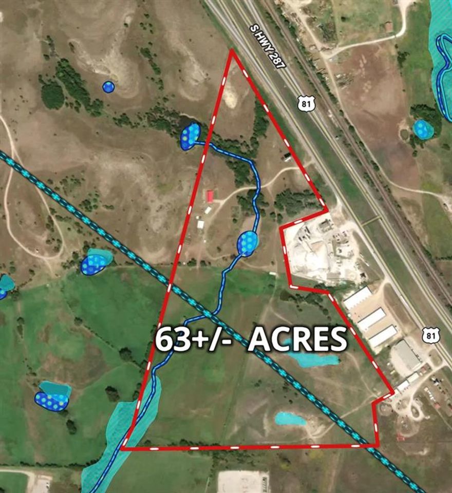 63+- Acres of prime real estate in Decatur Texas! This land features around 1300 feet of highway frontage on US Highway 287 South as you head toward Fort Worth. The property could have so many possibilities depending on what you are looking for. Decatur is growing each and every day and the metroplex is ever expanding. This piece of property could be a great investment toward future growth coming this way. This property could bring commercial or residential development chances for the area as well! Being located on the 287 corridor provides the ability to be highly visible to large amounts of daily traffic passing through the area. The property is currently used for cattle but bring your ideas for it and it could be the next best part of Decatur!
