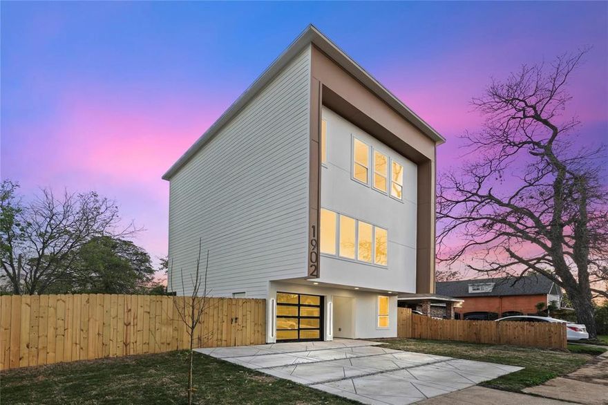 Located in the heart of Dallas near the vibrant Trinity Groves district, 1902 Homeland St offers sophisticated three-level contemporary living designed for both comfort and style. This luxury residence features three spacious bedrooms, each with its own private ensuite bath, plus a convenient half bath for guests. The open-concept main living area is filled with natural light from expansive windows and showcases clean architectural lines, high ceilings, and designer finishes throughout. The sleek, modern kitchen is ideal for entertaining, complete with premium finishes, custom cabinetry, and an oversized island that anchors the space. The third-level primary suite serves as a private retreat with a spa-inspired bathroom and generous closet space. With an attached garage and a functional multi-level layout offering privacy and flexibility, this home delivers a refined, low-maintenance lifestyle just minutes from Downtown Dallas, premier dining, entertainment, and major highways.

ASK AGENT ABOUT SELLER CONCESSIONS.