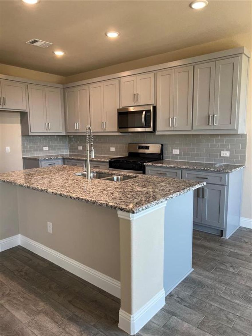 Great Lagoon community in Princeton!  Brand new 4 bedroom with huge backyard house, close to community lagoon pool, Kitchen is loaded with granite countertop and wood looking ceramic tile.  The master planned community feature white sand beaches, clear blue water and activities for everyone to enjoy. Owner financing available.