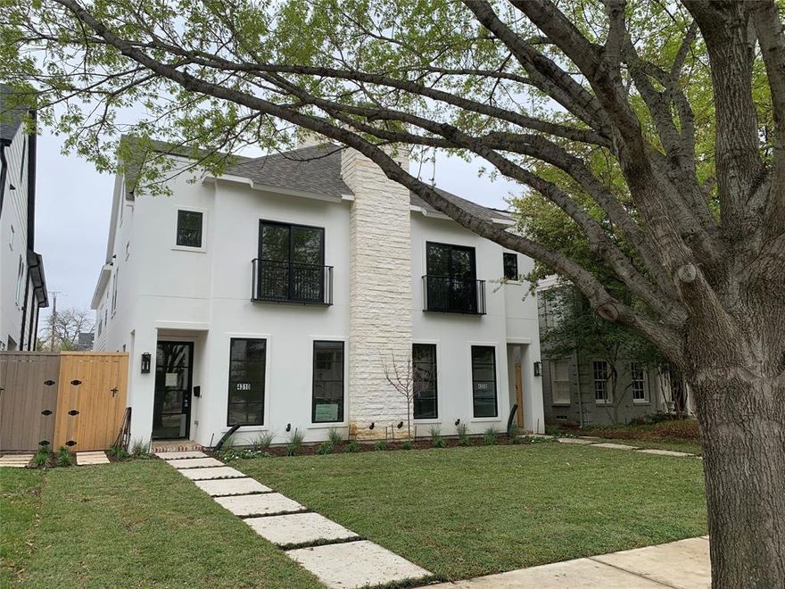 THIS FABULOUS NEW STUCCO & STONE SINGLE-FAMILY ATTACHED HOME BY VETERAN BUILDER J. GREGORY HOMES IS LOCATED IN THE HEART OF UNIVERSITY PARK.  LOOK FORWARD TO BEING THE FIRST OWNER OF YOUR NEW HOME WITH COMPLETION IN LATE APRIL. ENTERTAIN IN THE SPACIOUS LIVING ROOM WITH FIREPLACE, BUILT-IN CABINETRY & WET BAR, OPEN TO THE DINING AREA & KITCHEN, WITH GLASS DOORS TO THE OUTDOOR PATIO & TURFED SIDE YARD. THE LARGE ISLAND KITCHEN FEATURES A BREAKFAST BAR, GAS RANGE WITH DOUBLE OVENS, 42 INCH REFRIGERATOR & WALK-IN PANTRY. A LIBRARY & HALF BATH COMPLETE THE FIRST LEVEL. RETREAT UPSTAIRS TO YOUR PRIMARY BEDROOM SUITE WITH DUAL SINKS, FREESTANDING TUB, DOUBLE SHOWER & ABUNDANT CLOSET SPACE WITH BUILT-IN DRAWERS & SHELVES. THREE ADDITIONAL BEDROOMS, TWO BATHS, & A FULL-SIZE LAUNDRY ROOM COMPLETE THE SECOND LEVEL. THE THIRD LEVEL OFFERS A MULTI-PURPOSE GUEST SUITE OR GAME ROOM WITH WET BAR & FULL BATH. ENJOY ALL NEW AMENITIES & A LOW MAINTENANCE LIFESTYLE IN A PRIME UNIVERSITY PARK LOCATION,