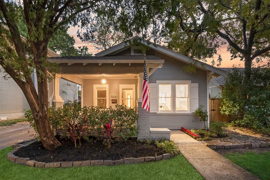 Charming, updated, and move-in ready, this home sits in one of Dallas’ most sought-after neighborhoods. Located in the heart of Vickery Place, 5630 Willis blends classic character with thoughtful updates and an easy, livable flow. The main home offers 3 bedrooms and 1.5 baths across 1,454 sq ft, featuring hardwood floors, an updated kitchen, and inviting natural light throughout. A detached 320 sq ft guest quarters with a full bath and private entrance adds flexibility for guests, a home office, or rental income. Enjoy a generous backyard with room to entertain or unwind under mature trees. The location can’t be beat, walk to Greenville Avenue’s favorite restaurants, coffee shops, and boutiques, all while tucked away on a quiet, tree-lined street. Don’t miss this rare combination of historic neighborhood appeal, turnkey condition and detached guest suite.