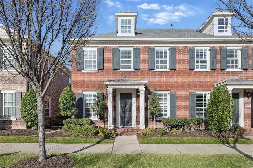 SELLER IS OFFERING A $7,500 BUYER CREDIT.  Do you enjoy relaxing by a resort-style swimming pool, or a hard workout at a state-of-the-art gym, playing with your fur baby at a convenient dog park, or a quiet evening walk along numerous canals? Or maybe you just enjoy your weekend not having to ever do yard work again. This is all possible when you own this beautiful townhome at The Canals At Grand Park in Frisco. This wonderful 3 bedroom, 2.5 bath, 2 story condo features an open floorplan with stainless steel appliances, gas cooktop, granite countertops, large island and walk-in pantry. There are 2 living and 2 dining areas along with a home office niche. The living areas features engineered hardwood flooring while the bedrooms have upgraded carpet and upgraded tile flooring in bathrooms. The owner's bedroom is large with plenty of room in the ensuite that features dual vanities, garden tub, large standing shower and large walk-in closet.  This is a corner unit with additional side windows and a wonderful unobstructed view of the canal and fountains. The property comes with a rear-entry 2 car garage with high ceiling along with additional guest parking in the front. Patio has gas port for grill. While some say the HOA fees are high, realize this comes with blanket exterior property insurance and maintenance. The owner doesn't have to purchase property insurance and only pays less than $100 a month for condo insurance to insure personal property. HOA also comes with full use of clubhouse and 2 swimming pools, state-of-the-art workout facility, all yard maintenance and landscaping, on property dog park, and exterior pest control. Located in Frisco ISD and convenient to DNT, downtown Frisco, The Star, Shops of Legacy, Stonebriar Mall, Grandscape and Granite Park Boardwalk, Toyota Stadium and Rider's Field. You will have access to all the dining, entertainment and shopping options that Frisco has to offer. Schedule an appointment to see this property before it's too late