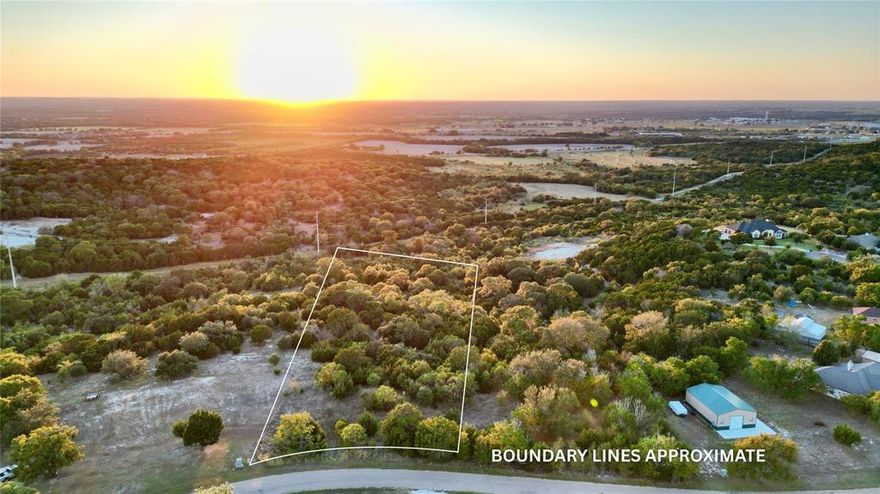 Welcome to one of the most scenic homesites in Gatesville! This 1.25-acre property offers unbelievable sunset views stretching across miles of beautiful Central Texas landscape.  Just a hair outside the city limits, you’ll enjoy the quieter, country feel while still being close to everything in town. Tucked at the end of a low-traffic, dead-end road, this is the perfect spot to build your peaceful retreat with added privacy.
Picture your future back porch — a front-row seat to glowing skies and star-filled nights. With plenty of space for your dream home, a shop, and outdoor living, opportunities like this don’t come around often.