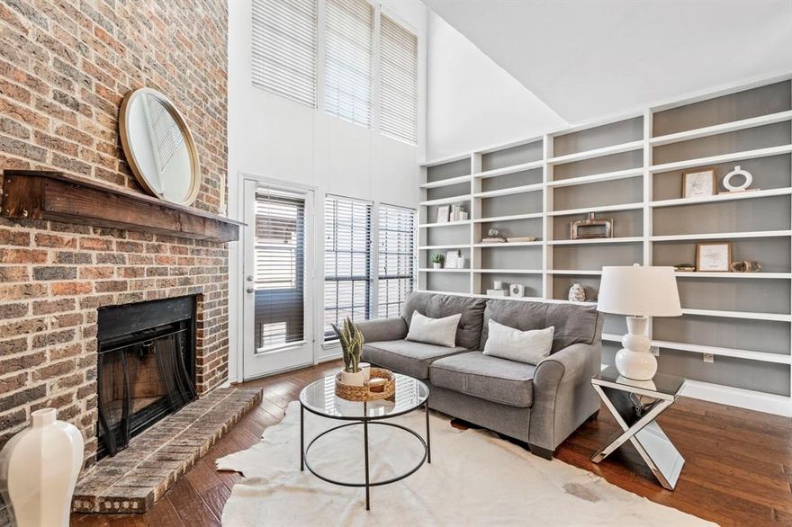 Seller offering 6 months of HOA dues ($2,616 value). Tucked away in one of the community’s most desirable locations, this beautifully updated condo sits in the heart of Lake Highlands and is zoned to highly rated Richardson ISD. Soaring ceilings and abundant natural light brighten the open living area, creating an airy, welcoming space that instantly feels like home. Major upgrades include a new HVAC, water heater, electrical panel, modern lighting, faucets, and more - bringing style and peace of mind. Upstairs, the loft-style primary suite overlooks the living room and features a spacious walk-in closet and an en-suite bath with dual vanities. Outside, enjoy a generous private patio with extra storage plus the rare perk of two covered parking spaces. HOA covers water, sewer, trash, exterior maintenance, landscaping, pool access, and secured entry, giving you a true low-maintenance lifestyle. Refrigerator, washer, and dryer all convey, making this an easy, move-in-ready opportunity in one of Dallas’ most sought after neighborhoods.