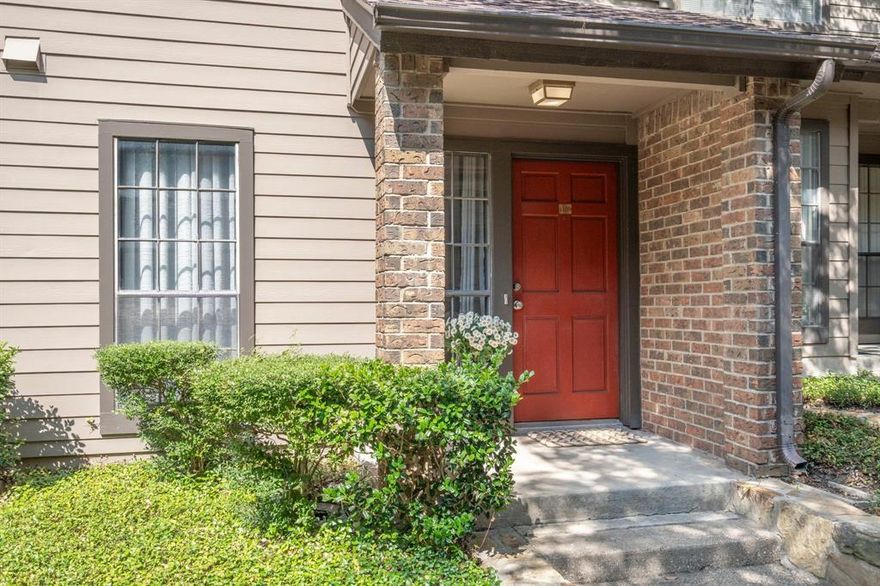 Vaulted ceilings, abundant natural light, and a loft-style layout make this beautifully updated Lake Highlands condo feel far larger than expected. The open living space is warm and inviting with a cozy fireplace, oversized windows, and airy ceiling heights that brighten the home throughout the day. Upstairs, the loft-style primary suite overlooks the living area and features a spacious walk-in closet and en-suite bath with dual vanities. Major updates including the HVAC, water heater, electrical panel, lighting, and fixtures provide both style and peace of mind. Enjoy a generous private patio with extra storage, two covered parking spaces, and a true low-maintenance lifestyle with HOA-covered water, sewer, trash, exterior maintenance, landscaping, pool access, and secured entry. Refrigerator, washer, and dryer all convey, making this a move-in-ready opportunity in the heart of Lake Highlands and zoned to highly rated Richardson ISD.