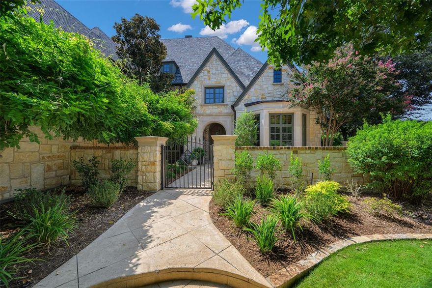 Nestled against a lush greenbelt, this exquisite home not only offers privacy but also showcases captivating wood floors & many inviting spaces for entertainment Head into the formal living rm w-a gas log fp. The study features a ceiling with wood beams & a crafted wall of BIs. The family rm has a stone WBFP. The open concept kitchen has a large eat-in island with granite ctops, modern light fixtures, ss appliances, a Wolf 6 burner cooktop w-griddle, mw, and double oven; & a Sub-Zero fridge. Retreat to the light and bright downstairs primary suite which offers high ceilings, a sitting area, and a tranquil bathrm w-2 vanities, freestanding tub, & a separate shower.  There is also a downstairs guest room with ensuite bath. Upstairs there’s a game rm, media rm, & 3 add bedrms with ensuite baths. Your backyard haven includes a glistening pool & spa w-waterfall, covered patio, and gazebo. There is also a side yard w-a gate that offers an easy walk to Spears elementary, park & playground.