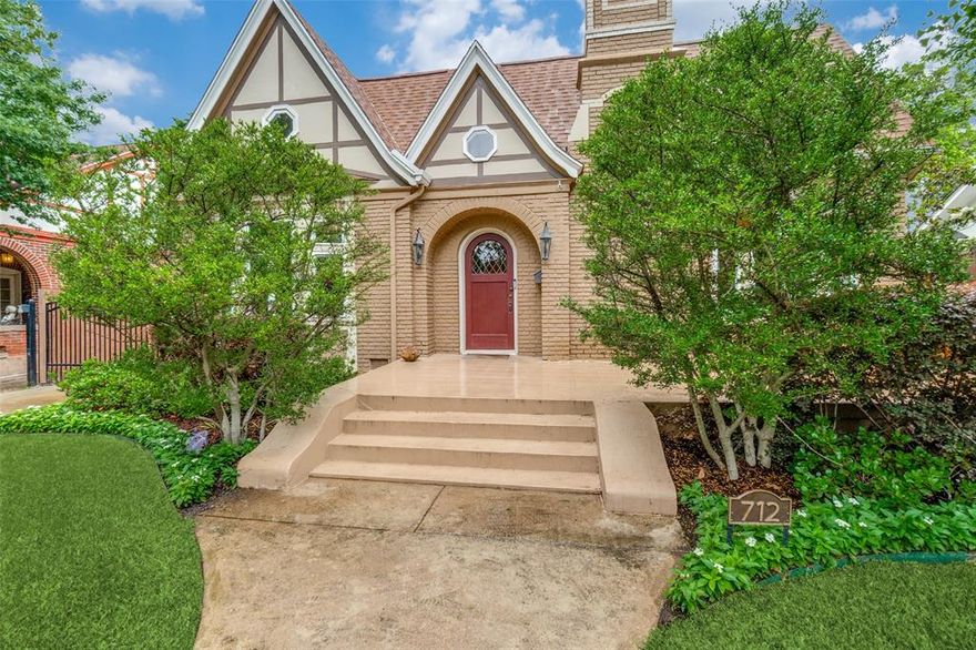 Located in the highly sought after neighborhood of Junius Heigths historical district.  This classic-Tudor style Home showcases timeless character with 4 bedrooms, 2 bathrooms and 2 living areas with 2796 square feet of living space. Many of the features in this 1.5 story home include a central hall floor plan with 9 foot ceilings, detailed crown molding, original hardwood flooring, light filled Dining Room with expansive leaded glass bay window, spacious Living Room with a detailed wood mantle fireplace with rookwood ceramic tile detail & gas logs and a French glass door that opens to private covered side porch. The Kitchen offers a central island with 5 gas burner range, premium grade stainless steel appliances, granite counter tops and custom painted cabinetry. Adjacent to the kitchen is a Breakfast Room with built-in China hutch.  Upstairs boast a 4th Bedroom with an additional living space great for a home office or children’s playroom. Walking distance to Lakewood Shopping Center, Whole Foods and some of the top local restaurants.