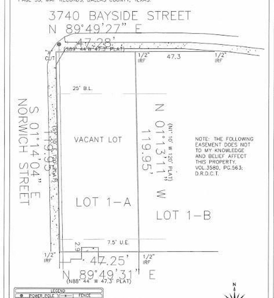 Calling all Builders, Investors & future homeowners. Here is your opportunity to own this Residential Vacant Lot near Trinity Groves. Bring your creativity and build your next new build steps away from Tipton Park and within minutes of Trinity Groves & Downtown Dallas. Lot adjacent at 3734 Bayside is also available for sale for an additional $89,900. Seller is accepting cash offers only and both lots are to be sold together for a total of $179,800. Lots need service utilities, lots priced accordingly. . All information in this listing is deemed accurate and reliable, but not guaranteed.. Seller asks all Buyers to do their due diligence with city of Dallas, including dimensions, utility services, building city code permits etc. prior to going under contract. Hurry, send your offers today! Priced to Sell!