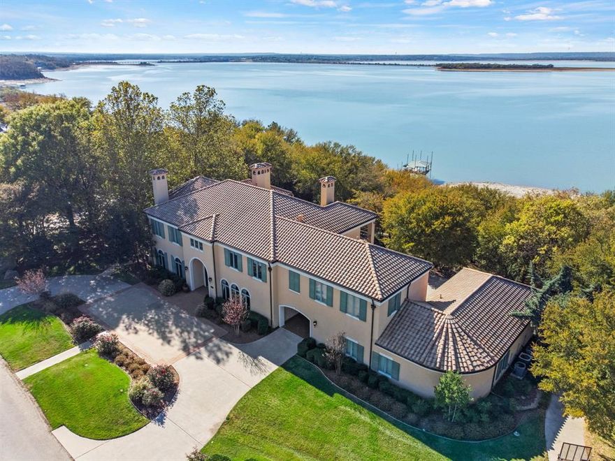 BUY THIS $2.1 mm home for the SAME PAYMENT as a $1.9 mm home. UPGRADE NOW! SELLER FINANCING AVAILABLE at LOWER THAN MARKET RATES. Rates from mid 5% to mid 6% depending on down payment, saving 23K in closing costs. 20% down MINIMUM. Pre-approval required with Leahy Lending. No formal underwriting, lower closing costs, no discount points, close in as fast as 10 days. INDULGE IN LUXURY! Breathtaking custom built mediterranean lake front, 2-acre estate. Custom designed and constructed w the highest quality w impeccable craftsmanship & finishes throughout. Expansive living spaces down, great for entertaining. Strategically positioned primary suite offers panoramic views of the lake, private gym w 2 verandas. All bedrooms are ensuite plus a separate entry apartment. Terraced backyard features a heated pool, spa & cabana w kitchen & full bath. Workshop with AC & XL 3+car garage. 231 ft lake frontage featuring covered dock, boat slip, & 2 personal watercraft lifts. Secure your paradise now!