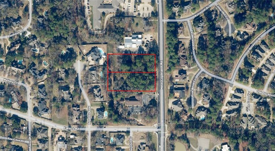 Prime commercial or residential lots now available on New Copeland Road. Just north of the Rieck Road intersection. Great location with excellent visibility and convenient access.

• Ideal for professional or medical offices.  
• Currently zoned residential - build your next home, or a great opportunity for developers. 
• Lots can be purchased together or separately.  

North Lot: 1.319 Acres - $380,000. 
South Lot: 1.316 Acres - $380,000. 
Both Lots: 2.635 Acres - $745,000.