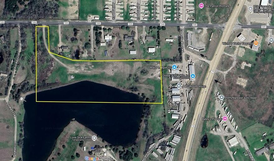 Enchanting ± 8.73 acres with over 1000 feet of waterfront in eastern Collin County. This is an incredible opportunity to own a beautiful piece of land in the county overlooking a private shared spring fed lake. Property has been cleared and ready to build your dream home or maybe a family compound. Located in eastern Collin County outside of the city limits. Just minutes to Wylie, Plano, Allen and McKinney and about 7 minutes to Wal-Mart in Wylie. Deed restricted no mobile homes. Come see this wonderful property and prepared to fall in love. This is a rapidly developing area, so get it now before it's gone.