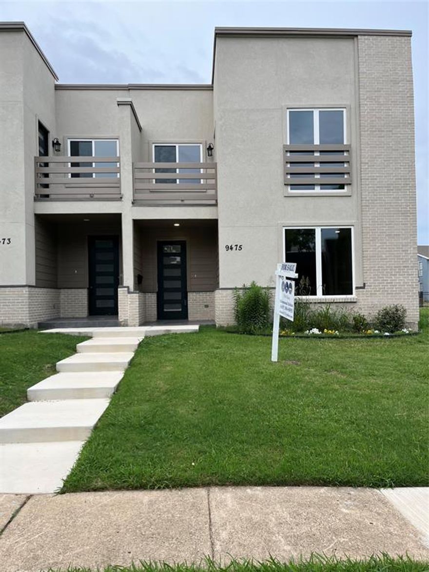 Welcome to 9475 Timberleaf Drive—a stunning new construction townhome offering 3 bedrooms, 3 bathrooms, and an open, contemporary design. Located in the heart of Dallas and zoned to highly regarded Richardson ISD, this home combines style, functionality, and convenience.

Step inside to discover light-filled living spaces with high ceilings, sleek finishes, and an open-concept layout perfect for entertaining. The chef’s kitchen features quartz countertops, stainless steel appliances, and a spacious island that flows seamlessly into the dining and living areas. The luxurious primary suite with en-suite bathroom and additional 2 bedrooms await upstairs—each with their own walk-in closets.

Enjoy outdoor living with a private patio and take advantage of the nearby park for recreation and relaxation. With easy access to major highways, shopping, dining, and entertainment, this move-in-ready
 townhome offers the best of low-maintenance living in an unbeatable location.

Don’t miss your chance to own this modern gem—schedule your showing today!