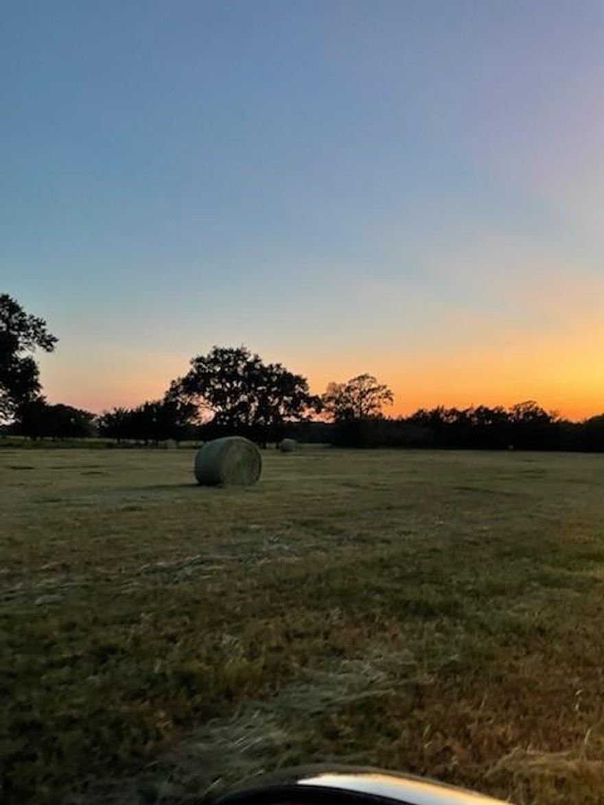 Great acreage for your new home or livestock!  Ag Exempt and hay production. Two ponds, pasture and wooded areas. Plenty of wildlife too! Restricted, no mobile homes. Water and electric availabe. All information is approximate, buyer and buyers agent to verify.