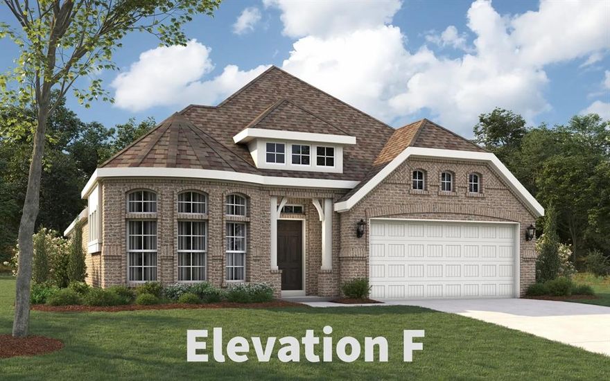 Beautiful New Build in a Sought-After Community. This Stunning 4 bedroom, 2 Bath home offers a favorite floor plan featuring an open concept design with split bedrooms for privacy with a separate flex room. The living area showcases a floor-to-ceiling stone fireplace with a cedar mantle, while hand- scrapped hardwood floors add warmth and elegance in high-traffic areas, including the study. The kitchen is designed to impress with Quartz countertops, and farmhouse sink. Located in a desirable new community. It is the perfect blend of comfort,
style and convenience.