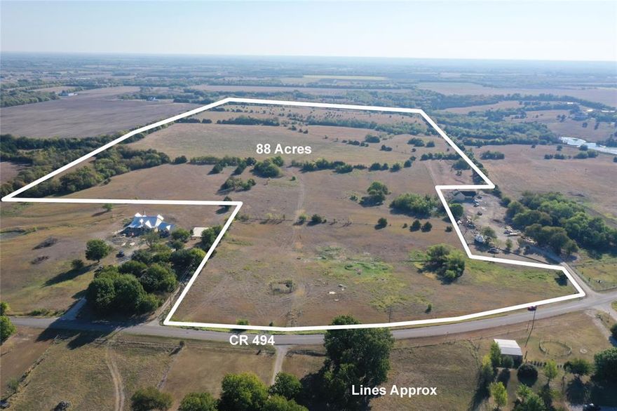 Beautiful property with many build sites for a magnificent estate! Fantastic investment opportunity for development or future investment. Ag Tax exempt and currently leased month to month for cattle. Only a few miles from the proposed Hwy 380 expansion, home developments and in one of the fastest growing counties in the country. Sellers are flexible and will divide the property if presented with the right deal! Don't miss out on this fantastic opportunity!!