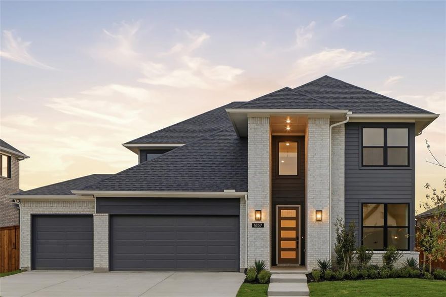 Welcome to Pecan Grove! Burleson's only gated new home construction community. Tucked among open pastures and mature trees, offering a peaceful country feeling just minutes away from shopping and convenient access to I-35. The Victoria is warm, elegant, and ready for every season of life. The main floor is centered around a stunning kitchen and connected gathering space, perfect for meals and memories. A quiet primary suite and flexible upstairs layout provide space where you need it most. It’s a home designed to grow with you.