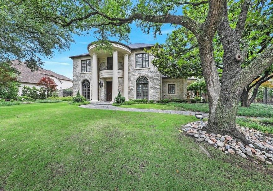 Beautiful Willow Bend estate on Hole 5 of Glen Eagles Queens Course.  7 BR, 6 BA, 1 powder. 7152 SF per appraiser on .6 acres. Incredible views of golf course. Natural light & expansive, extensive windows. Chefs Kitchen w Taj Mahal C-tops, 60 inch Thermador gas range, Sub zero side by side refrig freezer. Dual Dishwashers & compactors. Warming drawer. Huge island. Open to fam rm with stone fireplace, wet bar, wine room & tasting area. Expansive formal dining & living view pool & golf. Private master w golf view, 2 sided FP, spacious 2 person shower, jetted tub w upgraded lighting. Huge closet w in wall safe. Rich wood study w built ins & fireplace, coffered ceiling. 6 other spacious BR, ensuite baths. 4 gas FP. LED lighting. Whole house sound system.  Upstairs 5 BR 4 BA. Large upstairs family room. Separate media area 36x20. Outdoor oasis 40K gallon diving pool, spa, pergola, porch, lighting system. 50 year premium roof, 4 car garage, workshop, storage. Trim lights, Generac system.