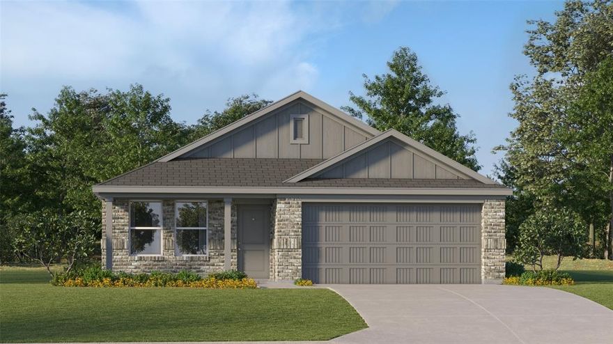 LENNAR at Vista Point - BECKMAN FLOORPLAN - This new home is conveniently laid out on a single floor for maximum comfort and convenience. At its heart stands an open-concept layout connecting a spacious family room, a multi-functional kitchen and lovely dining area. The owner’s suite is situated in a private corner and comes complete with an adjoining bathroom, while the two secondary bedrooms are located near the foyer.

Prices, dimensions and features may vary and are subject to change. Photos are for illustrative purposes only.