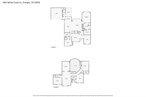 Tiny photo for 1041 White Crest Lane, Prosper, TX 75078 (MLS # 21338516)