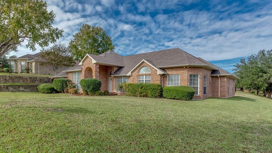 This gorgeous, residence blends modern updates & traditional styles. The home is sure to captivate with neutral hues & alluring curb appeal sitting atop a small hill in every growing Forney. Step inside & find open spaces, wood floors, exposed brick fireplace, formal dining & light filled rooms. In this idyllic environment, life is meant to be enjoyed. The eat-in kitchen is outfitted with your favorite resident chef in mind offering quartz countertops, custom cabinetry, stainless steel appliances, double oven  & pantry. Enter the ensuite with high ceilings, walk-in shower, soaking tub, dual sinks & lots of storage. This home was built to entertain with an open patio that’s meant for enjoying weekends at home. Check out the extra space in the garage and faucet for easy outdoor cleaning. You’ll savor the cool breezes of the outdoor spaces. Located within the award-winning Forney ISD with no HOA. Welcome HOME!