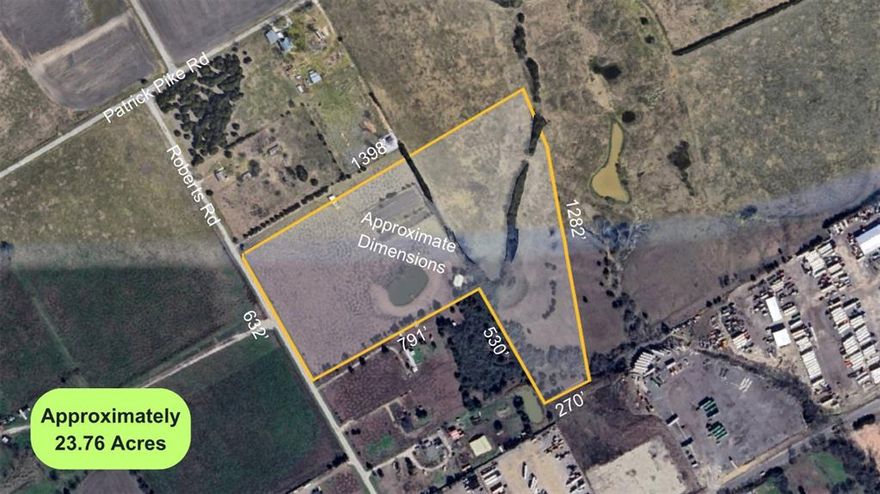 Prime Investment Opportunity – Versatile Land Near I-45

What a deal! Strategically located just minutes from Interstate 45, this property offers exceptional access and visibility. Currently used for agricultural use, the land presents tremendous potential for development—ideal for RV parks, trucking facilities, or other commercial ventures. Its proximity to major transportation routes makes it a smart choice for investors or developers looking to capitalize on high-traffic accessibility and versatile land use. In a groundbreaking partnership with one of Dallas’s premier developers, Ferris is preparing for a transformative mixed-use development that will reshape the city’s future. With 5,200 acres at South Creek Ranch slated for 5,000 new residential homes, cutting-edge data centers, and digital commerce infrastructure, this project represents an unprecedented leap forward in growth, economic vitality, and community impact. This is more than development—it’s the future of Ferris.