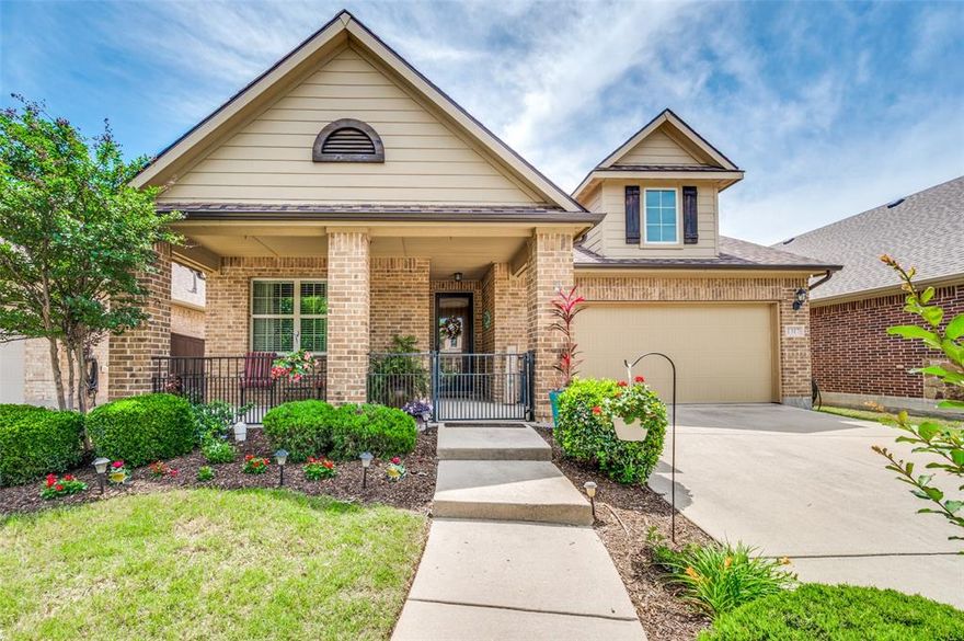 Welcome to Isabella Village, a premier 55+ active adult community nestled within the highly sought-after Savannah neighborhood. Designed for vibrant, low-maintenance living, this is the perfect place to enjoy your next chapter. This beautifully maintained 2-bedroom, 2-bath home with a versatile flex room offers a warm and inviting layout with tall ceilings and abundant natural light throughout. The flex space can easily serve as a third bedroom, home office, or hobby room to fit your lifestyle. The spacious primary suite features charming bay windows and vaulted ceilings creating a relaxing retreat. Recent updates, including a new roof, HVAC, and new appliances, provide peace of mind and true move-in ready convenience. Walking distance to adult community pool & activity center. Enjoy morning coffee and evening conversations with neighbors on the oversized front porch. Out back, enjoy a covered patio surrounded by lush, well-kept landscaping, offering a peaceful, low-maintenance outdoor space for relaxing or entertaining.
Living in Isabella Village means enjoying an effortless lifestyle, with HOA-maintained front and side yard care. Residents also enjoy access to Club Isabella, featuring a clubhouse, resort-style pool, fitness room, bocce court, and fire pit. In addition, Savannah’s master-planned amenities include multiple pools, walking trails, sports courts, a fitness center, and even a water park for visiting family.