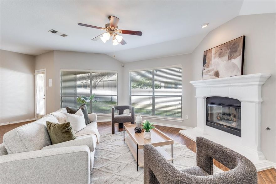 With access to over 10 acres with 7 different pools, this one-owner gem is perfect for families or individuals!   With 2,066 square feet, this thoughtfully designed living space, is nestled within the highly regarded Keller Independent School District . Step inside to find a freshly painted interior, recessed lighting and all-new laminate wood flooring that creates a warm and inviting ambiance throughout.

Upstairs is a versatile retreat that is perfect for a cozy media room, a productive home office, or a lively game room tailored to your lifestyle. Best of all, the washer and dryer are included, offering move in ease and comfort from day one.  HVAC was replaced in 2022 and water heater was replaced in 2023.

Outside, the amenities are nothing short of exceptional.  Note that the HOA will allow up to an 8 foot privacy fence in the back if desired.  The HOA grants access to over 10 acres of sparkling neighborhood pools, a playground, scenic walking and jogging trails, a fitness center, a peaceful pond, tennis courts and sand volleyball.  This isn’t just a home.  It’s a vibrant lifestyle, waiting for you to unfold!