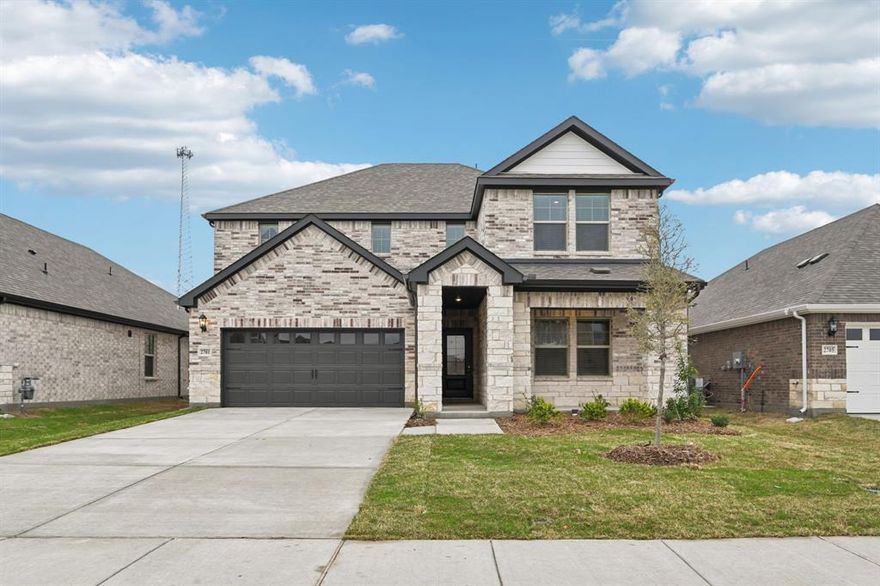 BRAND NEW energy - efficient home Mar 2026! Spend mornings preparing breakfast in the open concept kitchen or sipping your coffee on the large covered patio. White cabinets with veined white quartz countertops, tan tone EVP flooring with dark beige tweed carpet. From the $300s - Escape the bustle of the city without being too far from the action. Beat the summer heat at the private neighborhood amenity center with a pool and playground. Look forward to a future public park, adjacent to the neighborhood, equipped with pickleball courts, soccer fields, and so much more. Zoned for Anna ISD, Parks at Foster Crossing offers 12 unique floor plans to fit any lifestyle. Contact a sales counselor to learn more. Each of our homes is built with innovative, energy-efficient features designed to help you enjoy more savings, better health, real comfort and peace of mind.