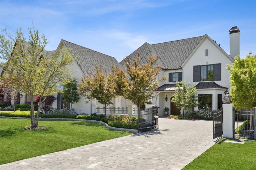 Fabulously updated home that lives like new! This 4 bed - master down (potential 5 bedrooms), 4.1 baths, 5,236 SF home is situated in the heart of Preston Hollow and walking distance to St. Marks and Preston Royal Shopping Center! The open floor plan is perfect for modern living and entertaining with all of the amenities throughout including a handsome study, game room, media room, turfed backyard on both sides of home fully, outdoor kitchen with pizza oven & built-in grill, pool & spa and a 2-car garage. This home truly lives like new construction with high quality finishes throughout.