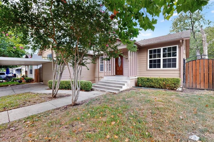 Nestled in the welcoming South Hills neighborhood, this charming 4-bedroom, 2-bath home with a 2-car carport shines with freshly painted interiors and exteriors, brand-new siding, and recent foundation work with a transferable warranty for peace of mind. Inside, you’ll love the original hardwood floors throughout, a beautifully updated kitchen, and plenty of natural light. Step outside to enjoy a large backyard perfect for entertaining or relaxation. Conveniently located near local parks, shopping, schools, and easy access to I-35, I-30, and I-20, this home blends character with modern updates. Plus, lender incentives are available—call the agent today for more details and schedule your private showing before it’s gone!