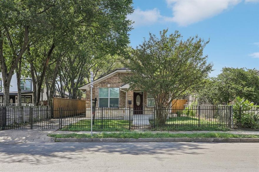 This newly updated 3-bedroom, 3-bath home is move-in ready and designed for both comfort and convenience. Recent upgrades include a brand-new HVAC system, updated plumbing, and a 200 Amp electrical panel—giving you peace of mind for years to come.

The kitchen comes fully equipped with a brushed satin 2-door refrigerator, built-in stovetop with separate oven, microwave, and even a washer and dryer—everything you need to start living right away!

Step outside and enjoy the expansive fenced backyard, perfect for gatherings, pets, or play. The property also offers an attached one-car garage and extended driveway with plenty of room for additional parking.

Added bonuses include fresh landscaping, a deck and pergola with built in grill—perfect for outdoor entertaining, and a welcoming front porch that enhances the home’s curb appeal.

With thoughtful updates throughout and a prime South Dallas location, this gem is ready for its new owners. Don’t miss the chance to make it yours!