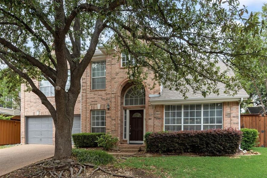 Grand Addison home conveniently located near Dallas North Toll and the Galleria Mall! Walk into high ceilings, hardwood floors and winding staircase. Featuring a large island kitchen with granite countertops and natural lighting with private patio. All bedrooms located on the 2nd floor with a spacious game room overlooking the grand living room. Oversized master and en suite with stone tile, relaxing jetted tub and closet.
