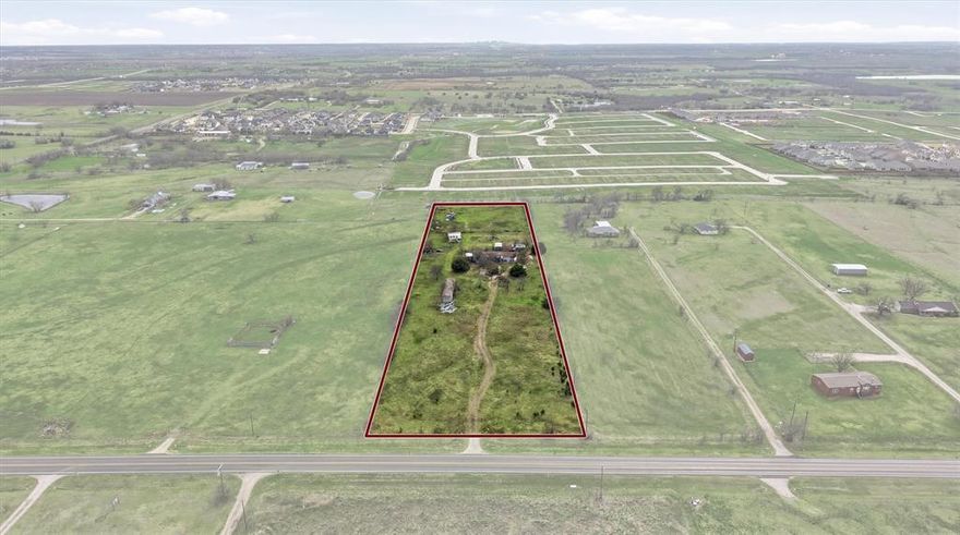 Positioned in the rapidly expanding northwest corridor of Celina, this exceptional 5-acre tract offers a rare opportunity to invest in one of North Texas’ fastest-growing markets. Planned frontage along the future O’Brien Parkway which has direct access to the Dallas North Tollway, this property is ideally situated for long-term growth and development. With wide-open possibilities, the tract is well-suited for a variety of uses including residential development, a private estate, or future commercial potential. The surrounding area is experiencing significant expansion with new residential communities, infrastructure improvements, and continued northward growth from the Metroplex. Enjoy a blend of open space and strategic location—offering both privacy and convenience. Whether you’re looking to build now or hold for future appreciation, this property delivers outstanding potential in a highly desirable location.