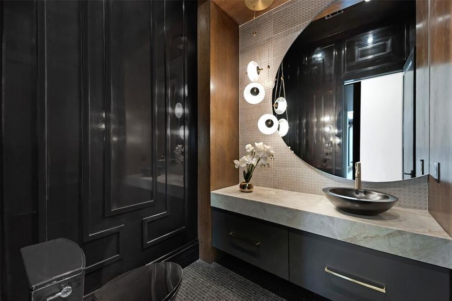 This stunning modern residence, built by Heritage Homes offers a harmonious blend of luxury and functionality. The expansive, open floorplan welcomes you with an abundance of natural light streaming through extensive window glass, creating a bright and airy atmosphere throughout. A sleek standing seam metal roof crowns the home, adding both durability and contemporary flair.

Step inside through the custom iron and wood front door to discover a grand entry featuring a striking floating staircase and a sophisticated wine display, setting the tone for the elegance within. The heart of the home boasts a spacious family room with a linear fireplace, seamlessly complemented by another linear fireplace in the expansive outdoor living area perfect for year-round entertaining. Large slider doors provide effortless access to the outdoors, enhancing the indoor-outdoor flow.

The gourmet kitchen is a chef’s dream, equipped with top-of-the-line Thermador appliances, custom cabinetry, and stunning stone countertops. Hand-selected decorative lighting adds a touch of artistry, while Emtek door hardware and 8 ft solid core interior doors elevate the home’s refined aesthetic. Tile flooring flows throughout, offering both beauty and practicality.

Retreat to the luxurious master suite, where the spa-inspired bathroom steals the show with an oversized shower, a freestanding tub, and impeccable finishes. The home’s thoughtful design extends to its open cell foam insulation for energy efficiency, glass and steel garage doors for a modern edge, and an oversized pool with a heated spa for ultimate relaxation.

Additional highlights include a versatile layout with generous proportions, perfect for both everyday living and grand gatherings. This is more than a home - it’s a masterpiece of style, comfort, and innovation.
Photos are not of the actual property but examples of the builder’s finishes on other projects. Anticipated completion date Nov. 2025