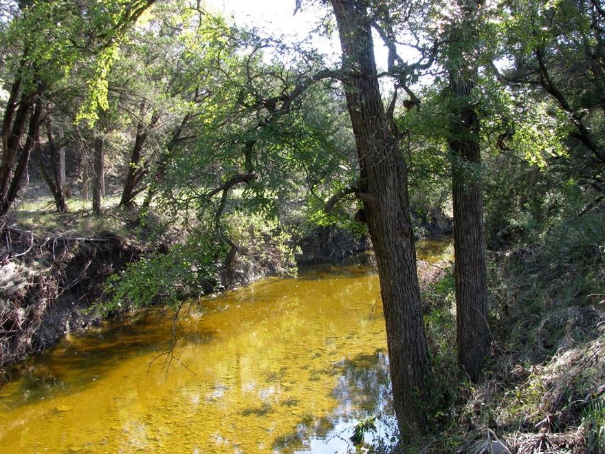 10.182 acres, also known as Lot 14 in Phase 3, in the Rio Escondido Subdivision located in Evant, TX in Coryell County. Property has approximately 434 ft of Langford Branch Creek along the east boundary. Property has good tree coverage (oaks, mesquites, and cedar) with rolling terrain. The property is secluded, backing up to a larger ranch on the south boundary, with nice locations to build a home overlooking the creek. The subdivision is gated with private roads. Property has electricity from Hamilton County Electric with Fiber Optic Internet service from Central Texas Telecommunication out of Goldthwaite, TX. The property is centrally located, about 30 minutes from Gatesville, Hamilton, Goldthwaite, and Lampasas.