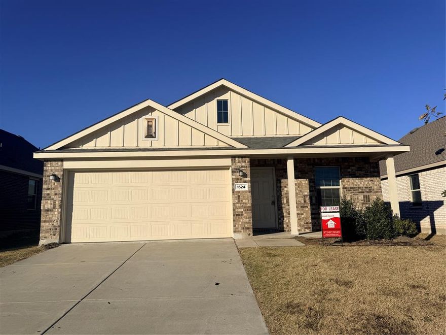 Available NOW!  For LEASE only.  Nice 4 BR one story home, freshly painted, new carpet in BRs, luxury vinyl in the other areas, beautiful and ready for new tenants to move right in.  Close to the pool and playground.  Easy access to stores, restaurants, and Hwy 75.  Must seew